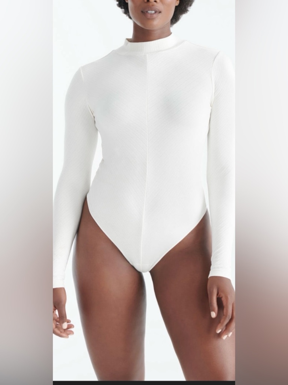 knix Papaya Collection Mock Neck Bodysuit